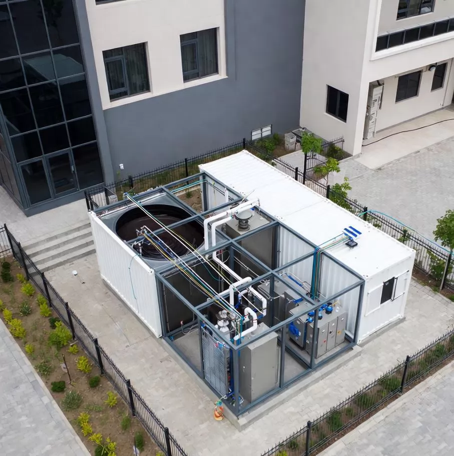 Compact packaged wastewater treatment plant for decentralized applications